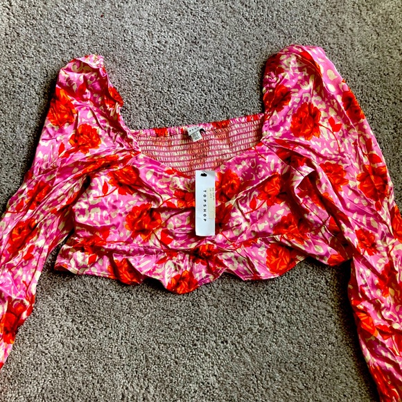 NWT TOPSHOP floral top - Picture 1 of 4